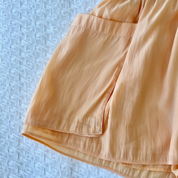 Ramy Brook - Shorts - August Chiffon - Nectar Orange - Size Medium - Picture 4 of 10